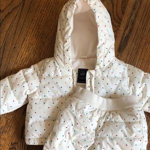 Baby Gap Down baby coat & snow pants